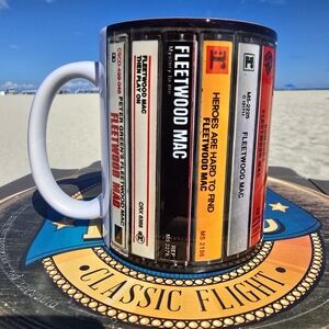 Cassette tape Stack Coffee Mug classic Rock Vintage